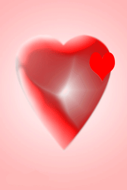 Это «живое» анимационное сердце стучит до тех пор, пока открыто окно браузера